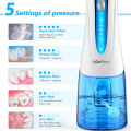 Cordless Water Flosser   Waterproof Oral Dental Irrigator Water Pick Teeth CleanerJets  Water Tank  Electric Flosser. 