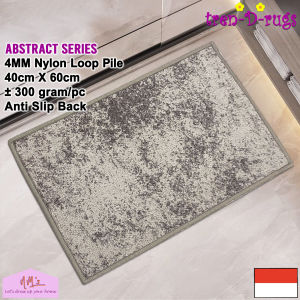 Tren-D-rugs Keset kaki motif abstrak modern alas lantai dapur kamar anti slip 40 cm x 60 cm - NMs