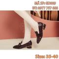 [HCM]Giày nữ trung niên đế thấp ngoại cỡ cao cấp sang trọng cho mẹ u50. 