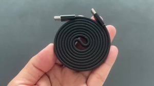 Dual Type C Automatic Storage Magnetic Data Cable 100W Super Fast Charging Cable Aluminum Alloy Shell Braid Flat Cord For Phone/Tablet