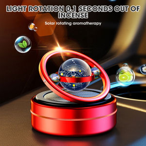 Portable Kinetic Molecular Heater Double Ring Auto Rotating Solar Heater Car Oil Diffuser Living Room Bathroom Car Air Freshener