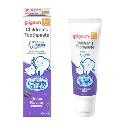 Pigeon (PIGEON) Childrens Toothpaste for 1 Years+ Grape Flavour