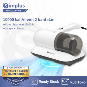 Simplus Pembasmi Tungau 14000Pa Vakum Penghilang Tungau Frekuensi Tinggi Penyedot Debu Kasur