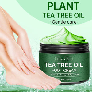 Tea Tree Oil Foot Cream 50g Anti Fungal Moisturizing for Dry Cracked Heals Remove Dead Skin Cracked