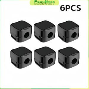 C.N 6pcs/pack Magnetic Cable Clips Adjustable Cord Holder Self-Adhesive Desk Cable Management