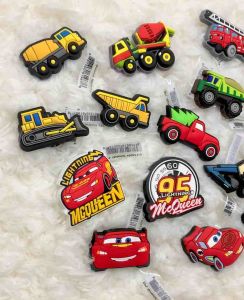 JBS 🍭🌈ตัวติดรองเท้ามีรู “รถ” 👠🌈Shoe Charm Set 👠 - รูปภาพสวยงาน สีสด สวยสุด ทะลุจอจ้าา สำหรับคุณภาพคงเหลือง