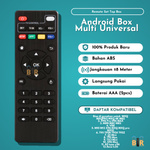 Remot Remote Android Box Multi Universal STB-11 TV BOX Smart IR ALL TYPE MXQ MX10 H96 V88 T95 TX X96