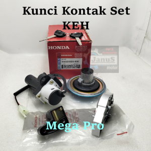 Kunci Kontak KEH + Tutup Tangki HONDA MEGA PRO PRESISI DAN AWET KONCI KOMPLIT PLUS KUNCI KESELAMATANJOK (Bisa Cod)
