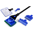 5 In 1 Aquarium Cleaning Tools Kit Fish Net Tank Gravel Rake Algae Scraper Fork Sponge Brush Glass Aquatic Cleaning Tools Glass Fish Tank Aquarium Glass Brush Cleaning Tool Fishnet Cleaner Kit. 