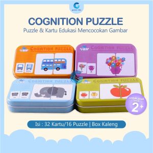 Puzzle Edukasi Cognition Kartu Mencocokan Gambar Flashcard Edukasi Anak