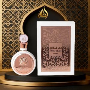 【100% Original】100ml Dubai Lattafa Fakhar Rose Perfume for Women Arab Noble Long Lasting Scent Fragrance