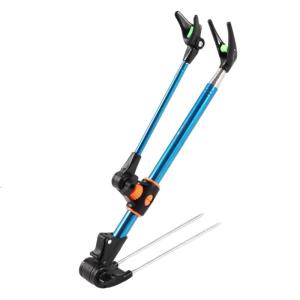 Fishing Poles Hand Rod Holder Adjustable Folding Fishing Rod Support Frame Double Purpose Bracket Fishing Accessories