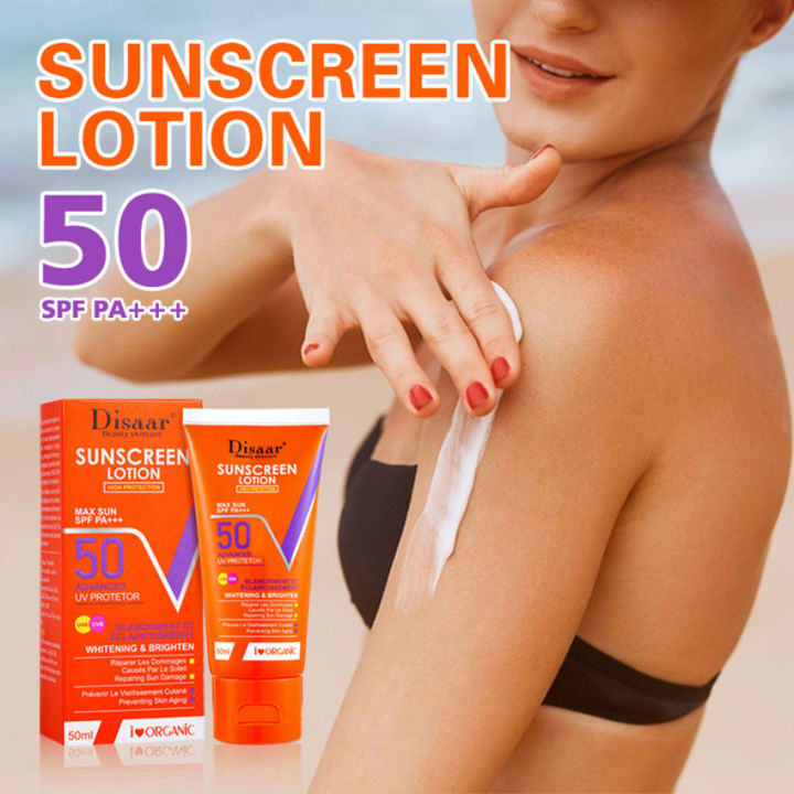 Disaar Sunscreen Spf 90 New Sunscreen Red Spf50 Moisturizing Whitening Sunblock Cream Uva Uvb 6619