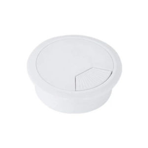 5PCS 50mm Desk Wire Hole Cover ABS Plastic Round Cable Box Computer Thread Hole Table Line Hole