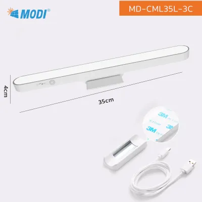 MODI โคมไฟตั้งโต๊ะระบบสัมผัส เปิดได้ 3 แสง 28cm35cm Table lamp ไฟแม่เหล็ก มีแบตในตัว ไฟอ่านหนังสือ พกพาได้ ไฟLED USB