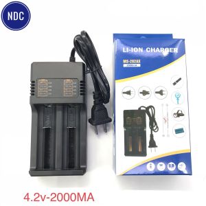 Bộ Sạc Pin 26650 18650 16340 14500 Đa Năng MS-282AX (2A) HG1210W (1A)