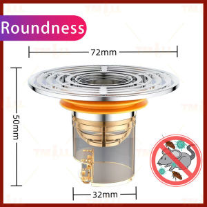 [SG Ready Stock] 2024 New Hot Sales Floor Drain Shower Drains BathroomDrainer Self-sealing Deodorant Toilet Sewer