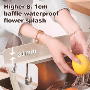All-in-one Suction cup sink water retaining plate Home vegetable sink Dishwashing sink Retractable bathroom waterproof board