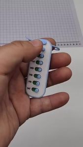 xpkQ Reusable Pill Reminder Easy Date Mark Firm Rubber Straps 7 Day Pill Tracker Elastic Lanyard Adhesive Back R3K9L