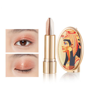 Double Color Light Luxury Eyeshadow Stick for Lazy People Dual Color Gradient Pearlescent Lazy Eyeshadow Stick.AutoMaxion