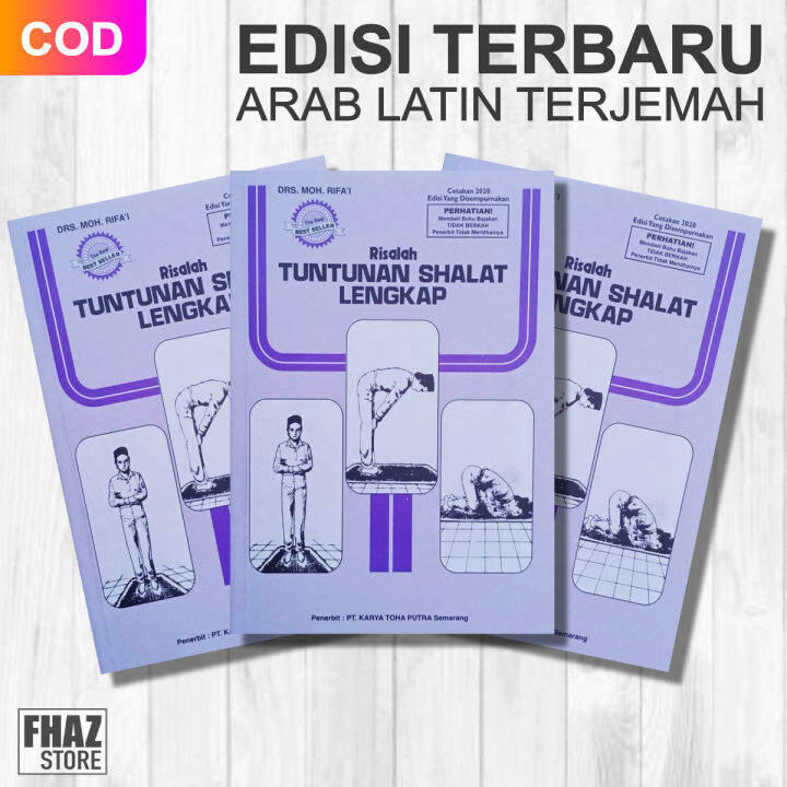 Buku Tuntunan Shalat Lengkap Edisi Arab Latin | Panduan Praktis Tata ...