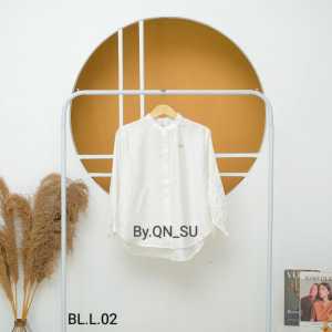Nana Blouse Kemeja Baju Atasan Wanita Terbaru Kekinian Polo Linen