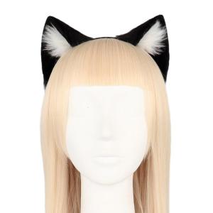 Handmade Wolf Ear Headbands Kitten Girl Cosplay Headwear Beast Ears Fursuit Masquerades Halloween Cosplay Party