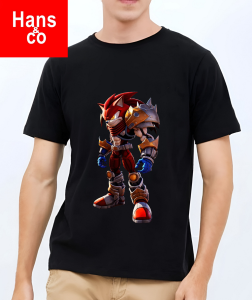 Kaos Pria 3 Dimensi Motif Animasi Sonic Optimus Tshirt Oblong Katun 24s H0121 By Hans & co