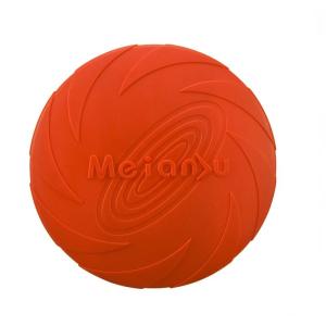 15/18/22cm Fashion Dog Toy Flying Discs Pet Dogs Silicone Game Trainning Interactive Puppy Toys Puppy Pet Supplies