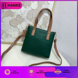 HANKE Lady Mini Square Bag Light Plain Handbag Crossbody Sling Bag