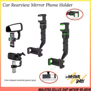 Car Rearview Mirror Rear Seat Phone Holder Universal Multifunctional Mobile Phone Holder Car Phone Holder