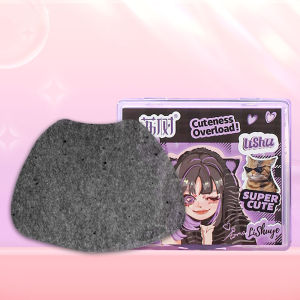 100 Sheets Lishu Facial Oil Absorbing Paper  Sponge Puff Oil Absorbing Paper Oil Control Mirror Box Storage Girls Gifts