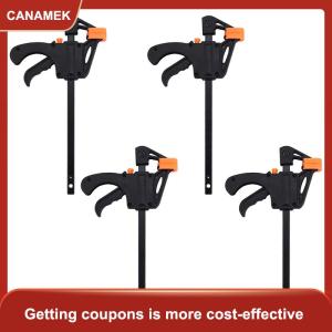 【CANAMEK 】 Woodworking Work Bar Mini F Clamp Clip Set Hard Quick Ratchet Release Clip DIY Carpentry Hand Tool Gadget Woodworking Clamp
