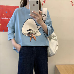 LH.Friday เสื้อยืดทรงโอเวอร์ไซต์ สกรีนด้วยลายการ์ตูนเรียบๆสีสันสดใส สวยปังไม่ซ้ำใคร