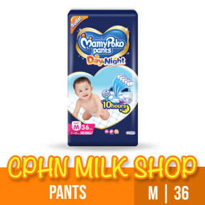 MamyPoko Day and Night Pants Baby Diapers Medium 36