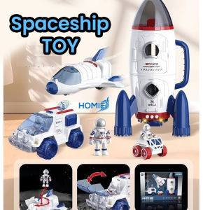 Space Rocket Spaceship Toy (3 Years and above) Explosion Astronaut Interstellar Adventure