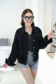 Jacket แจ็คเก็ตยีนส์แขนยาว เสื้อคลุมยีนส์ เสื้อยีนส์สาวอวบ เสื้อยีนส์คอตตอนใส่ได้ทุกดอกาศ. 