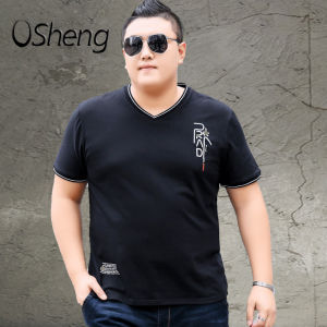 Áo Thun Cỡ Lớn VSheng Cho Nam XXL Đến 7XL Chi Tiết Chữ Áo Tay Ngắn Quá Khổ