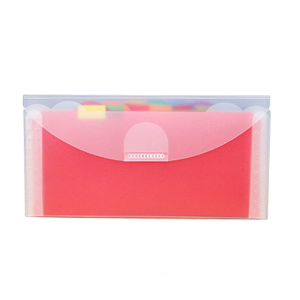 Multi-layer File Wallet Receipt Folder Bill Organiser Document Folder Box for Cashier School Office Business