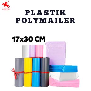 [COD] PLASTIK POLYMAILER Ksatria Tape Polymailer 17x30 cm isi 100 Plastik Packing Kemasan/ Packing Olshop -COD