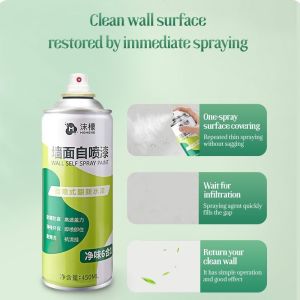 SG local sendmold remover/mold killer/mold cleaner/anti mould paint/Wall Spray Paint Anti Mould Paint DIY Wall Touch Up Paint Repair Cracks Holes Gaps Mould (White) 450ML Formaldehyde Remover AWGG