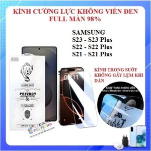 Kính cường lực mỏng 0.18mm Không viền Trong suốt cho Samsung S23 S23 Plus S22 S22 Plus S21 S21 Plus