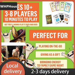 [COD] WHPHous Ship within 24 hours Coyote Game Coyote Party Card Game Meet The Action-Packed Card Game Full Of High Fives And Havoc Funny Action Card Games