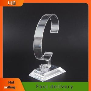 HB 10CM Plastic Wrist Watch Display Rack Holder Sale Show Case Stand Tool Clear Jewelry Packaging Total Height Watch Display Stand