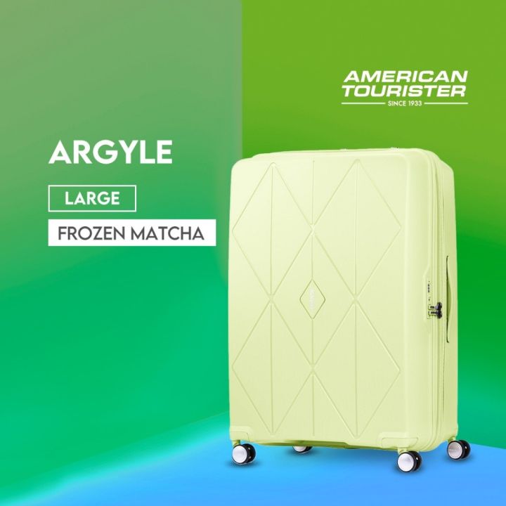 American Tourister Koper Hardcase Argyle Large 30 Inch- Frozen