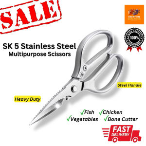 SK5 Scissors Multipurpose Scissors Bone Cutter Gunting Kitchen Scissor Bottle Snapper Gunting Ikan Ayam