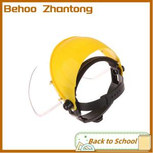 Behoo Transparent Full Face Shield Safety PC Head-mounted Eye Screen Hat Eye Protection Face Mask Motorcycle Face Mask Equipments