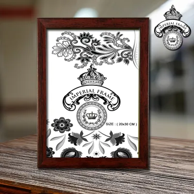 Bingkai Frame Figura Foto 10RS ( 20x30 cm ) Putih / Hitam / Coklat