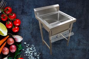 stainless steel single bowl sink / sinki