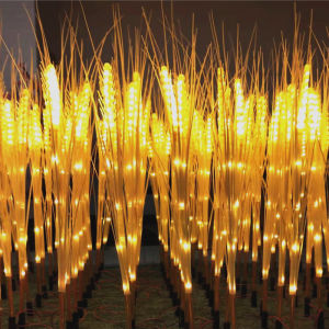 SXH led Glowing Wheat Spike Stake Light Ground Lamp Rice Spike Barley Outdoor Waterproof led Decorative Lawn Lamp